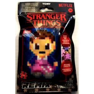 Tomy Jixels Remix Stranger Things ELEVEN Puzzle w/ Display Hook, New, See Pics!